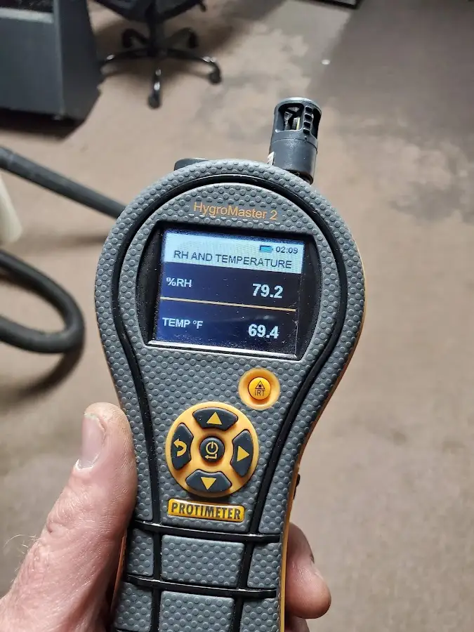 Moisture meter humidity assessment for Fire & Smoke Damage Restoration in Grenada